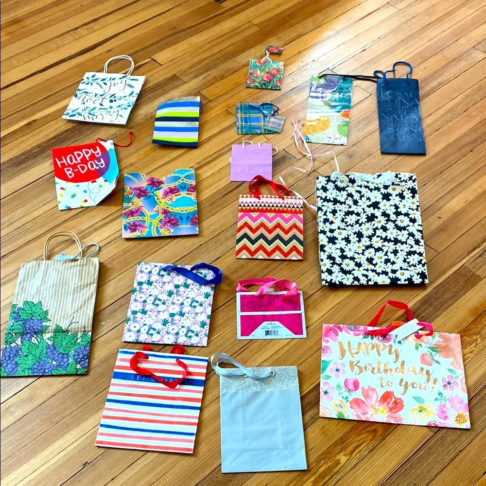 Assortment of gift bags